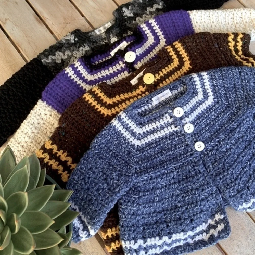 Handmade Toddler Cardigans